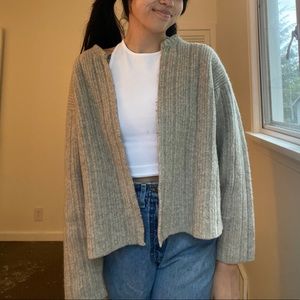 J crew wool cardigan sweater